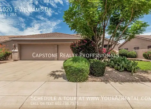 Property at 4020 E Williams Dr, Phoenix, AZ, 85050, 4 beds, 2 baths, [object Object]