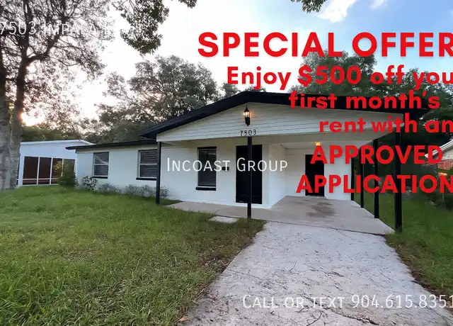 Property at 7503 Impala Ln, Jacksonville, FL, 32244, 4 beds, 2 baths, [object Object]