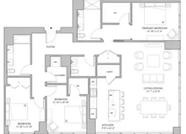 Property at 164 N Peoria St Unit 3905, Chicago, IL, 60607, 3 beds, 2.5 baths, [object Object]