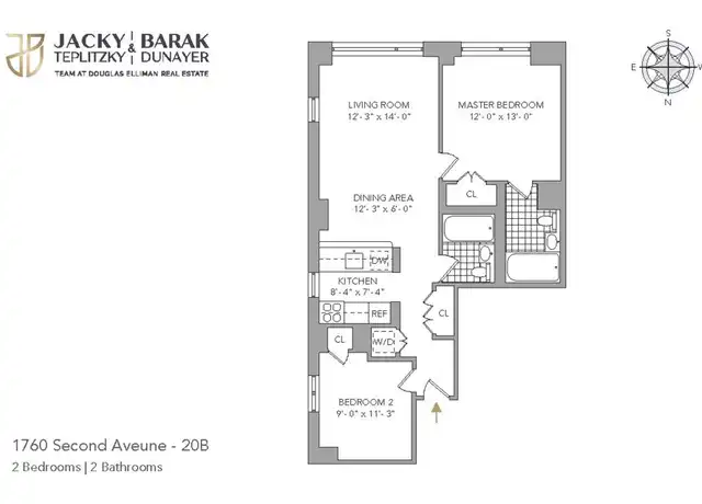 Property at 1760 2nd Ave Unit 20B, New York, NY, 10128, 2 beds, 2 baths, [object Object]
