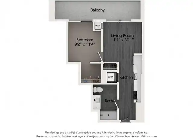 Property at 1454 W Randolph St Unit 816, Chicago, IL, 60607, 1 bed, 1 bath, [object Object]