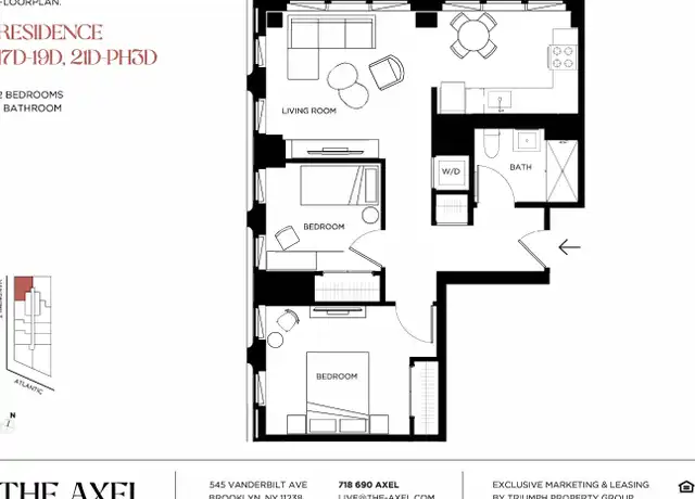 Property at 545 Vanderbilt Ave Unit 27-D, Brooklyn, NY, 11238, 2 beds, 1 bath, [object Object]