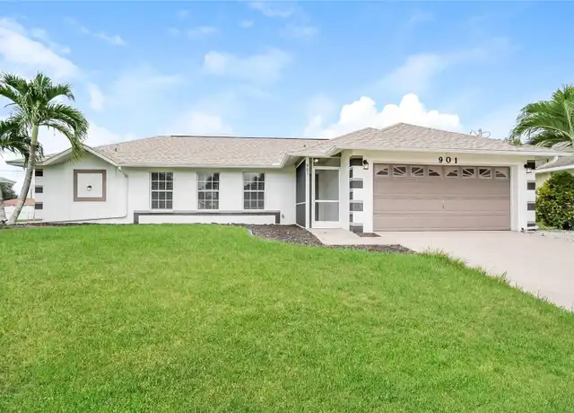 Property at 901 SW 10th Pl, Cape Coral, FL, 33991, 3 beds, 2 baths, [object Object]