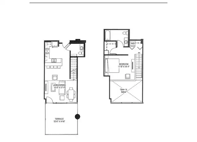 Property at 401 W Michigan St Unit 109, Milwaukee, WI, 53203, 1 bed, 1.5 baths, [object Object]