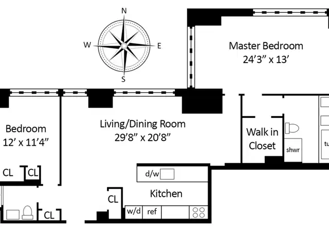 Property at 143 Reade St Unit 9B, New York, NY, 10013, 2 beds, 2 baths, [object Object]