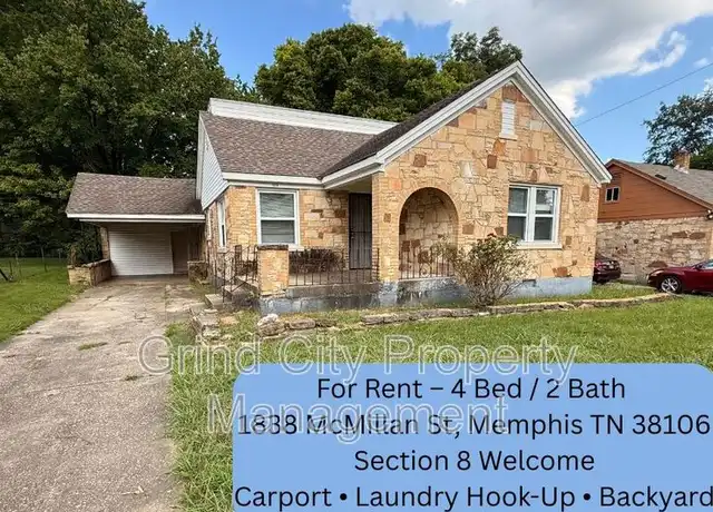 Property at 1838 McMillan St, Memphis, TN, 38106, 4 beds, 2 baths, [object Object]