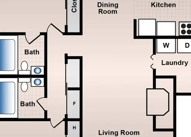 Property at 1000 Cooper Dr N, Columbia, MO, 65201, 2 beds, 2 baths, [object Object]
