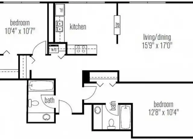 Property at 77 W Huron St Unit 1913, Chicago, IL, 60654, 2 beds, 2 baths, [object Object]