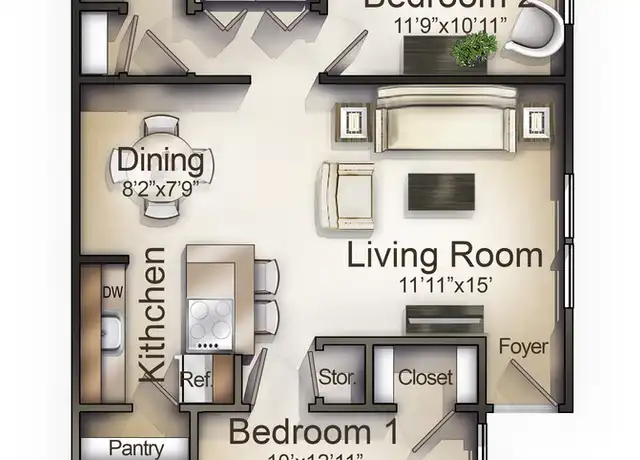 Property at 5821 Reddman Rd Unit 5901-02, Charlotte, NC, 28212, 1 bed, 1 bath, [object Object]