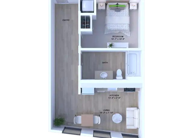 Property at 100 N Summit St Unit 232, Toledo, OH, 43604, 1 bed, 1 bath, [object Object]