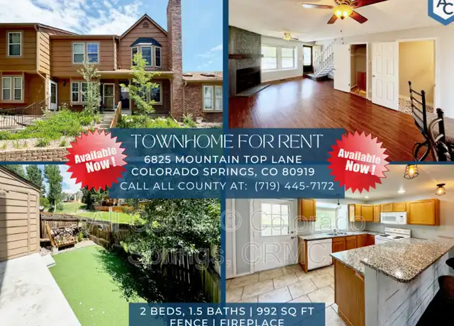 Property at 6825 Mountain Top Ln, Colorado Springs, CO, 80919, 2 beds, 1.5 baths, [object Object]
