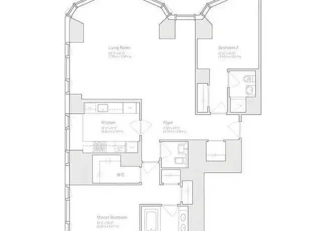 Property at 50 United Nations Plz Unit 14B, New York, NY, 10017, 2 beds, 2.5 baths, [object Object]