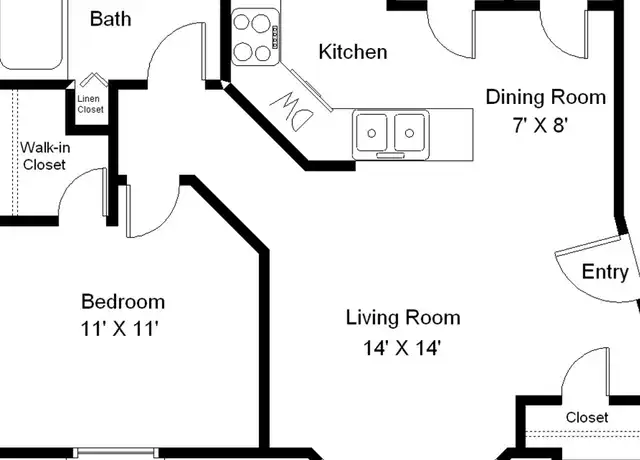 Property at 100 Northfield Dr Unit 3A, Normal, IL, 61761, 2 beds, 1 bath, [object Object]