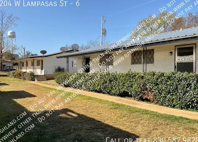 Property at 204 W Lampasas St Unit 6, Llano, TX, 78643, 1 bed, 1 bath, [object Object]