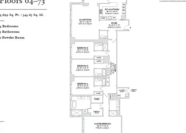 Property at 30 Park Pl Unit 73A, New York, NY, 10007, 4 beds, 5.5 baths, [object Object]