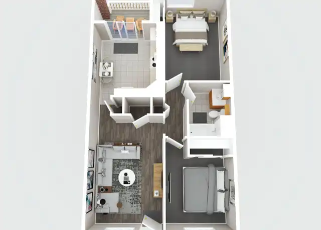 Property at Windsor West Apartments - 1190 Windsor Dr, West Lafayette, IN, 47906, 2 beds, 1 bath, [object Object]