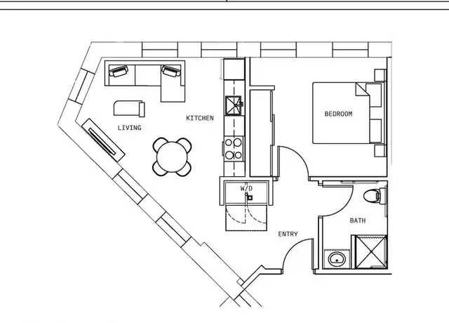 Property at 705 Smithfield St Unit 201, Pittsburgh, PA, 15222, 1 bed, 1 bath, [object Object]