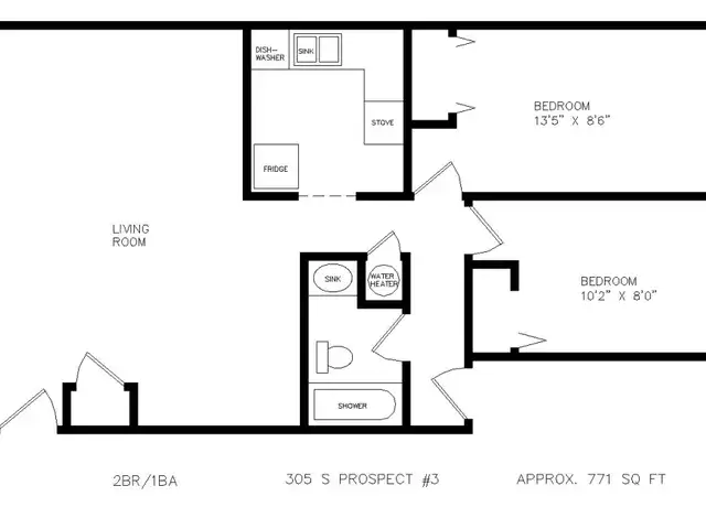 Property at 305 S Prospect Rd Unit 9, Bloomington, IL, 61704, 2 beds, 1 bath, [object Object]