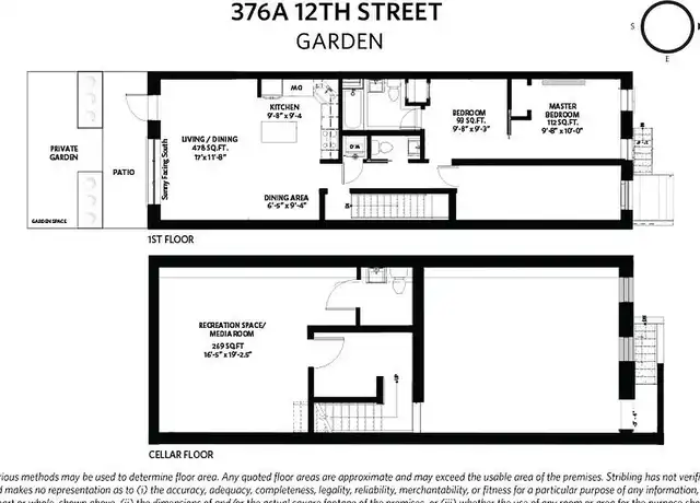 Property at 376A 12th St, Brooklyn, NY, 11215, 2 beds, 1.5 baths, [object Object]