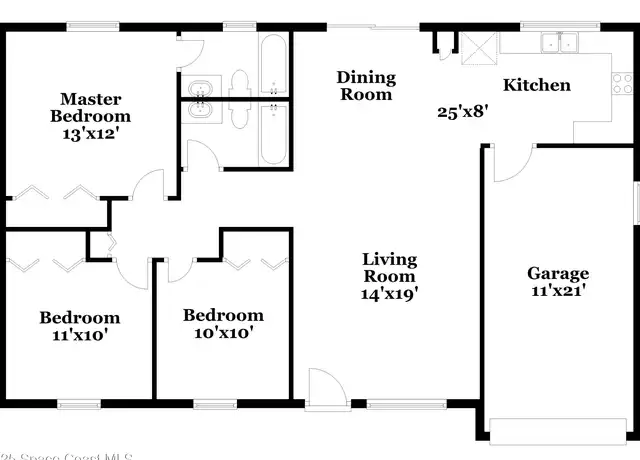 Property at 410 Brantley St SE, Palm Bay, FL, 32909, 3 beds, 2 baths, [object Object]