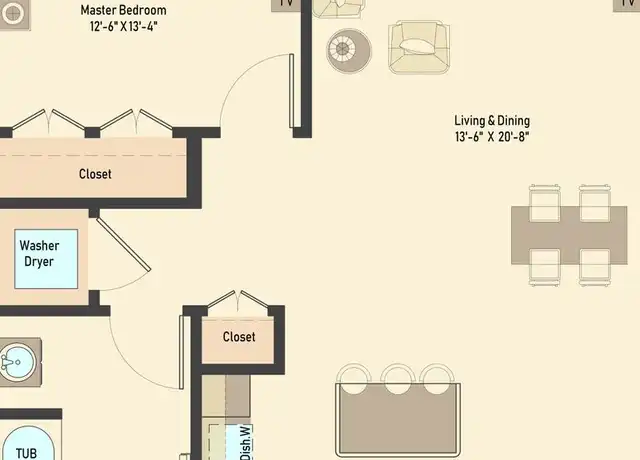 Property at 321 S Broad St Unit Residence 418, Elizabeth, NJ, 07202, 1 bed, 1 bath, [object Object]