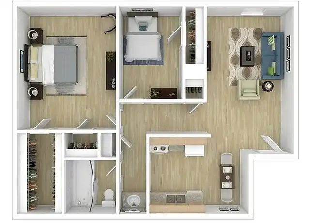 Property at Windsor Gardens - 55 N Ranchwood Blvd, Yukon, OK, 73099, 1-2 bed, 1-1.5 bath, [object Object]