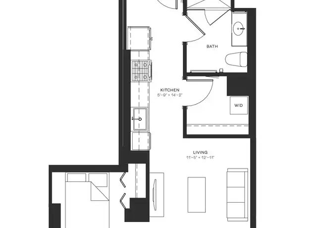 Property at 23 W Chicago Ave Unit 4110, Chicago, IL, 60654, 1 bed, 1 bath, [object Object]