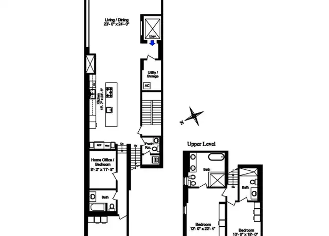 Property at 405 Broadway #4, New York, NY, 10013, 3 beds, 3.5 baths, [object Object]