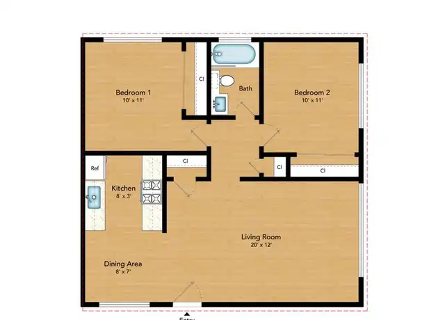 Property at 544 Commercial Ave Unit 05, South San Francisco, CA, 94080, 2 beds, 1 bath, [object Object]