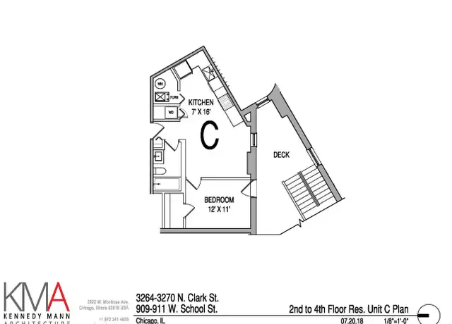 Property at 3264 N Clark St Unit 3266 3C, Chicago, IL, 60657, 1 bed, 1 bath, [object Object]