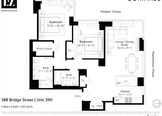 Property at 388 Bridge St Unit 39H, Brooklyn, NY, 11201, 2 beds, 2 baths, [object Object]