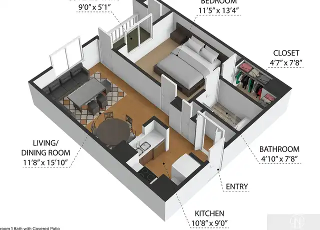 Property at Northside Plaza - 440 Markham St SW, Atlanta, GA, 30313, 1-2 bed, 1-2 bath, [object Object]