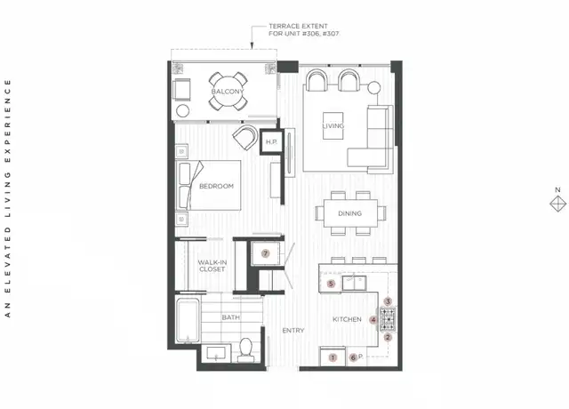 Property at 750 N Hudson Ave Unit 507, Chicago, IL, 60654, 1 bed, 1 bath, [object Object]