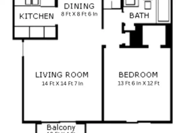 Property at 1824 University Dr Unit 1824-C3, Cedar Falls, IA, 50613, 1 bed, 1 bath, [object Object]