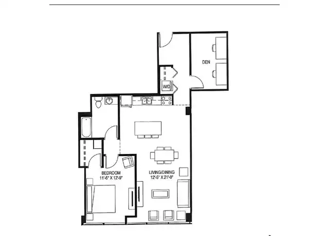 Property at 401 W Michigan St Unit 820, Milwaukee, WI, 53203, 1 bed, 1 bath, [object Object]