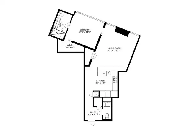 Property at 500 W 18th St Unit 10D, New York, NY, 10011, 1 bed, 1 bath, [object Object]