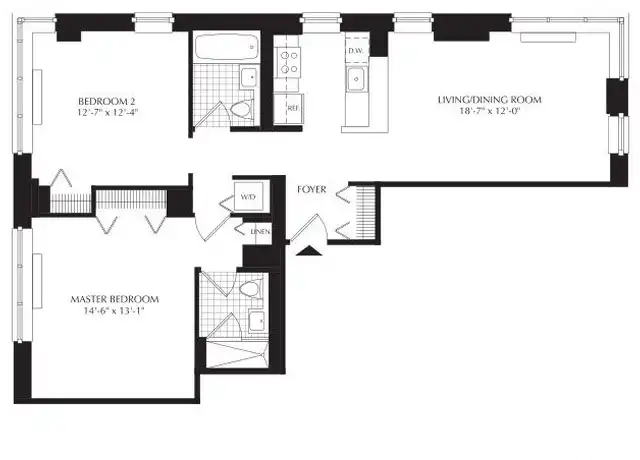 Property at 250 W 93rd St Ph -A, New York, NY, 10025, 2 beds, 2 baths, [object Object]