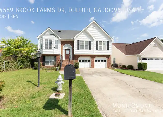 Property at 4589 Brook Farms Dr, Duluth, GA, 30096, 4 beds, 3 baths, [object Object]