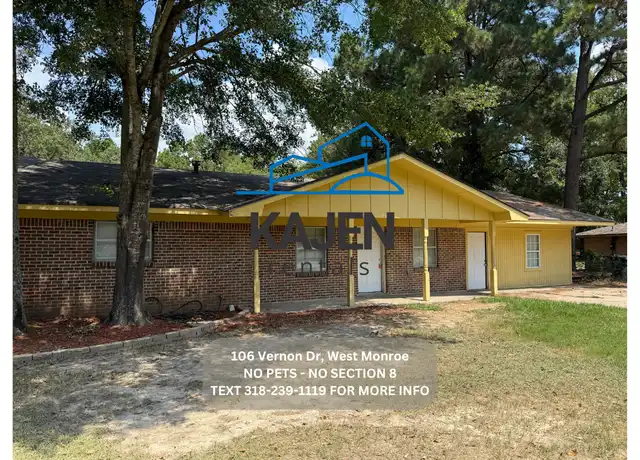 Property at 106 Vernon Dr, West Monroe, LA, 71292, 4 beds, 2 baths, [object Object]