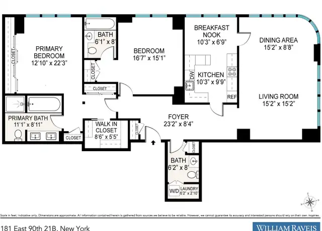 Property at 181 E 90th St Unit 21B, New York, NY, 10128, 2 beds, 2.5 baths, [object Object]
