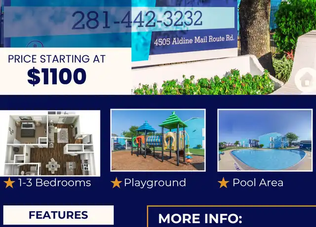 Property at 4505 Aldine Mail Route Rd Unit 1705, Houston, TX, 77039, 2 beds, 2 baths, [object Object]