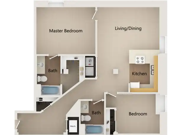 Property at 1601 Walnut St Unit 506, Kansas City, MO, 64108, 2 beds, 2 baths, [object Object]