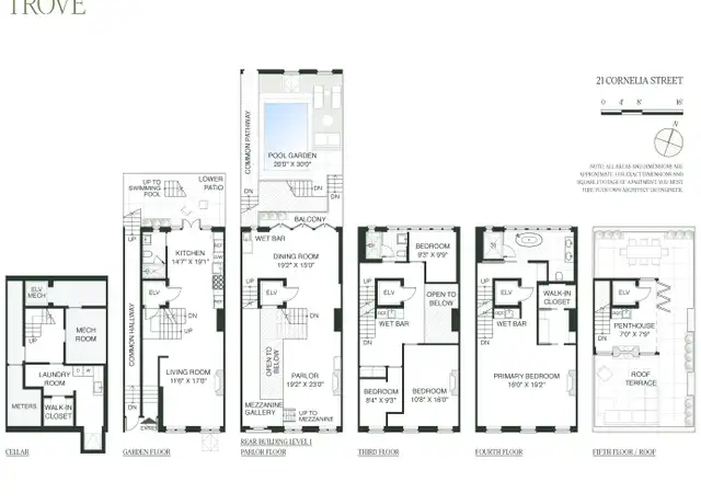 Property at 21 Cornelia St, New York, NY, 10014, 4 beds, 3 baths, [object Object]