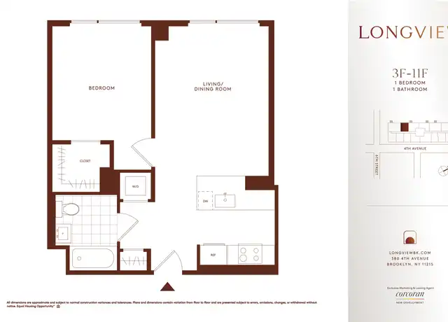 Property at 380 4th Ave Unit 11F, Brooklyn, NY, 11215, 1 bed, 1 bath, [object Object]