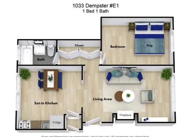 Property at 1033 Dempster St Unit CLE1, Evanston, IL, 60201, 1 bed, 1 bath, [object Object]