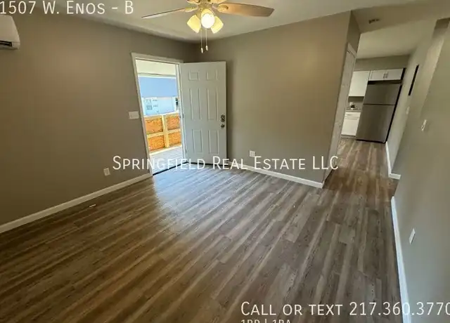Property at 1507 W Enos Ave Unit B, Springfield, IL, 62702, 1 bed, 1 bath, [object Object]