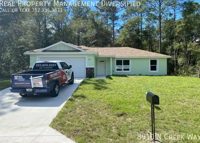 Property at 8910 N Creek Way, Citrus Springs, FL, 34434, 3 beds, 2 baths, [object Object]