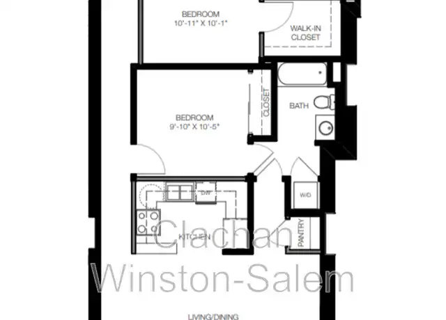 Property at 50 W 4th St Unit 203, Winston-Salem, NC, 27101, 2 beds, 2 baths, [object Object]