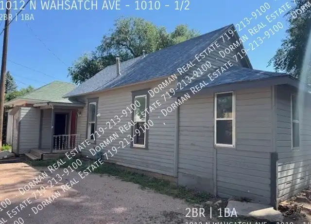 Property at 1012 N Wahsatch Ave Unit 1/2, Colorado Springs, CO, 80903, 2 beds, 1 bath, [object Object]
