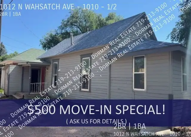 Property at 1012 N Wahsatch Ave Unit 1/2, Colorado Springs, CO, 80903, 2 beds, 1 bath, [object Object]